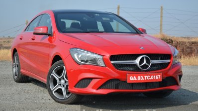 Mercedes CLA 200 CDI front angle Review