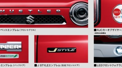 Suzuki Hustler J Style badges
