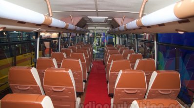 Tata Starbus Ultra interior at the Bus and Special Vehicles Expo 2015