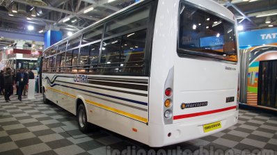 Tata Starbus Ultra rear quarter at the Bus and Special Vehicles Expo 2015