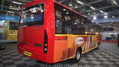 Tata Ultra AC Urban rear quarters at the Bus and Special Vehicles Expo 2015