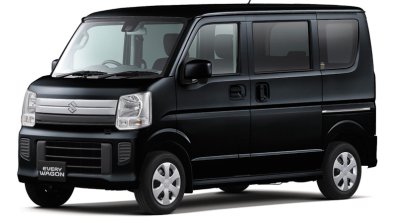 2015 Suzuki Every Wagon JP Turbo front three quarter Japan