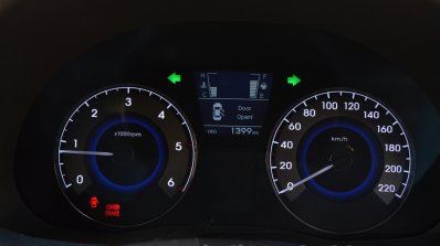 2015 Hyundai Verna diesel facelift cluster