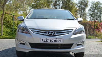 2015 Hyundai Verna diesel facelift front
