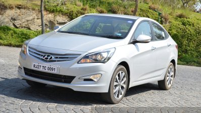 2015 Hyundai Verna diesel facelift profile shot