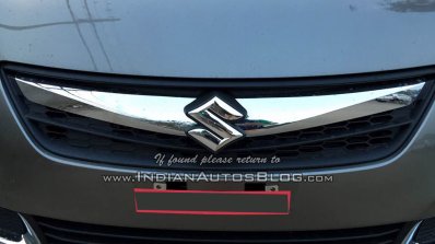 (2015) Maruti Dzire facelift grille spotted at dealer yard