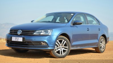 2015 VW Jetta TDI facelift front three quarters Review