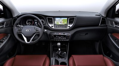 2016 Hyundai Tucson interior first live image