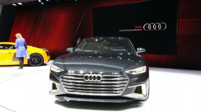 Audi Prologue Avant Concept front view at 2015 Geneva Motor Show