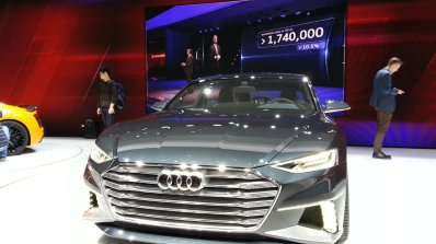 Audi Prologue Avant Concept front(4) view at 2015 Geneva Motor Show