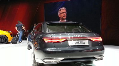 Audi Prologue Avant Concept rear three quarter(5) view at 2015 Geneva Motor Show
