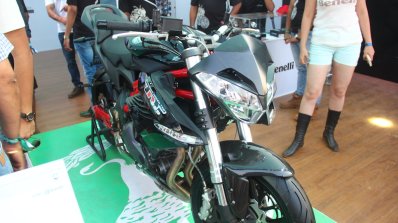 DSK Benelli TNT 899 At India Bike Week 2015 Right Front Three Quarters
