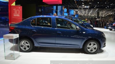 Dacia Logan Special Edition side view at 2015 Geneva Motow Show