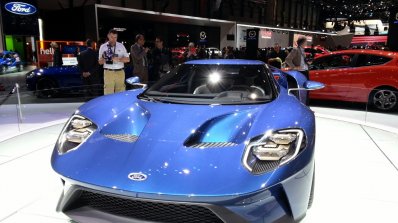 Ford GT front three quarters at the 2015 Geneva Motor Show