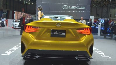 Lexus LF-C2 Concept rear  view at 2015 Geneva Motor Show