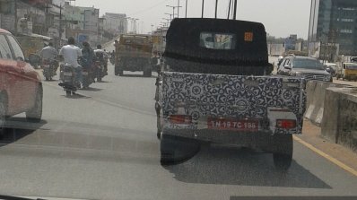 Mahindra P601 spied rear Chennai