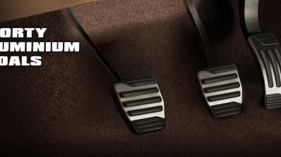 Mahindra XUV500 Xclusive edition aluminium pedals