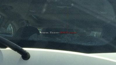 Mahindra XUV500 Xclusive edition reverse camera spied