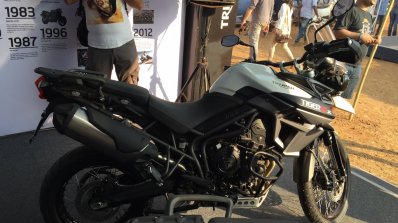Triumph Tiger XCx At India Bike Week 2015 Right Rear Three Quarts