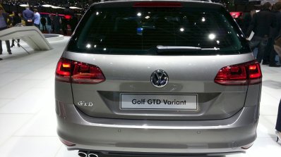 VW Golf GTD Estate rear at the 2015 Geneva Motor Show
