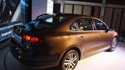VW Jetta facelift Launch Mumbai rear quarter