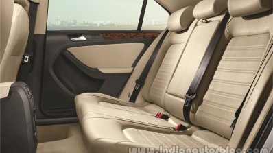 VW Jetta facelift rear seat press shots
