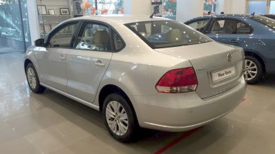 2014 VW Vento rear three quarter left Highline variant
