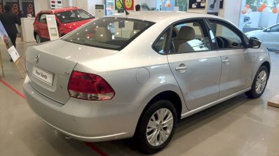 2014 VW Vento rear three quarter right Highline variant