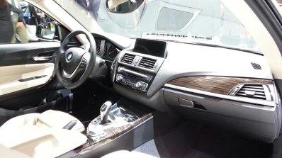 2015 BMW 116i dashboard at 2015 Geneva Motow Show