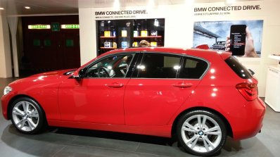 2015 BMW 116i side view at 2015 Geneva Motow Show