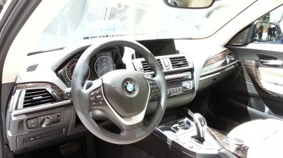 2015 BMW 116i  steering wheel at 2015 Geneva Motow Show