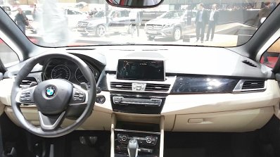 2015 BMW 2 Series Gran Tourer complete dashboard at 2015 Geneva Motor Show