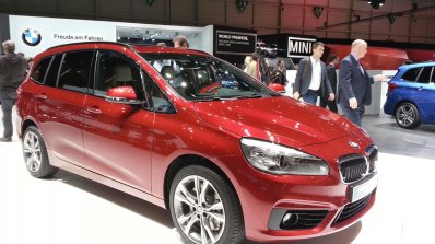 2015 BMW 2 series front three quarter view at 2015 Geneva Motor Show