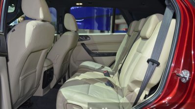 2015 Ford Everest rear seat (2015 Ford Endeavour) at the 2015 Bangkok Motor Show