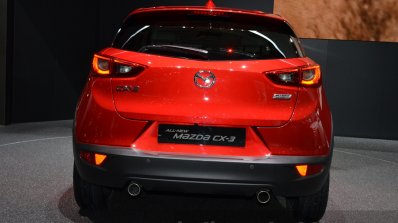 2015 Mazda CX-3 rear view at 2015 Geneva Motor Show
