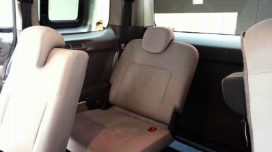 2015 Nissan e-NV200 7 seater third row at the 2015 Geneva Motor Show