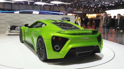2015 Zenvo ST1 rear three quarter view at the 2015 Geneva Motor Show