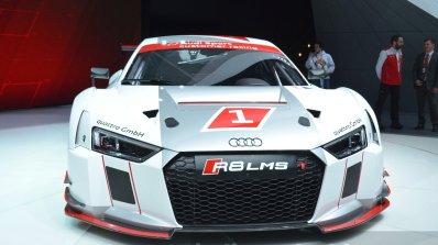 2016 Audi R8 V10 LMS front view at 2015 Geneva Motor Show