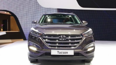 2016 Hyundai Tucson front view at the 2015 Geneva Motor Show