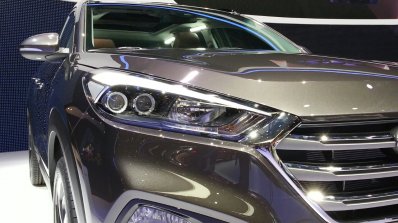 2016 Hyundai Tucson headlight at the 2015 Geneva Motor Show