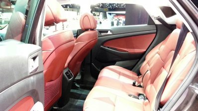 2016 Hyundai Tucson rear seat at the 2015 Geneva Motor Show