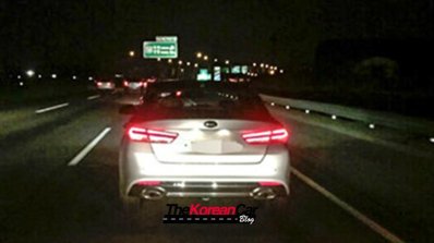 2016 Kia Optima spy shot rear