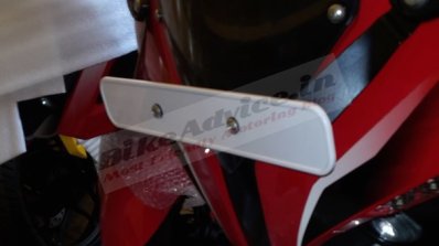 Bajaj Pulsar 200RS cowl spied at the dealership