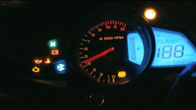 Bajaj Pulsar 200RS instrument console teaser