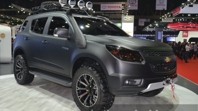 Chevrolet Trailblazer accessorized front three quarter at the 2015 Bangkok Motor Show