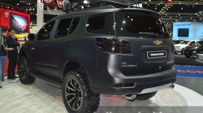 Chevrolet Trailblazer accessorized rear three quarter at the 2015 Bangkok Motor Show