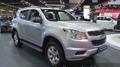 Chevrolet Trailblazer front three quarter left at the 2015 Bangkok Motor Show