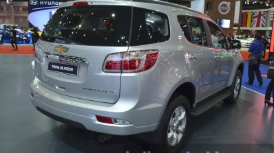 Chevrolet Trailblazer rear three quarter angle at the 2015 Bangkok Motor Show