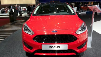 Ford Focus Red Edition front at the 2015 Geneva Motor Show