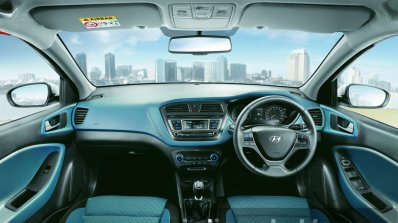 Hyundai i20 Active Blue interior press shots